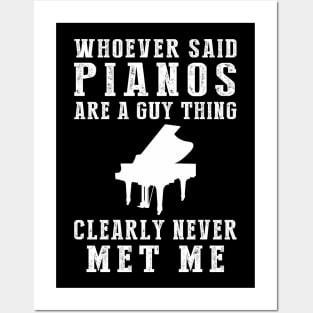 Melodious Humor: Piano Defies Gender! Posters and Art